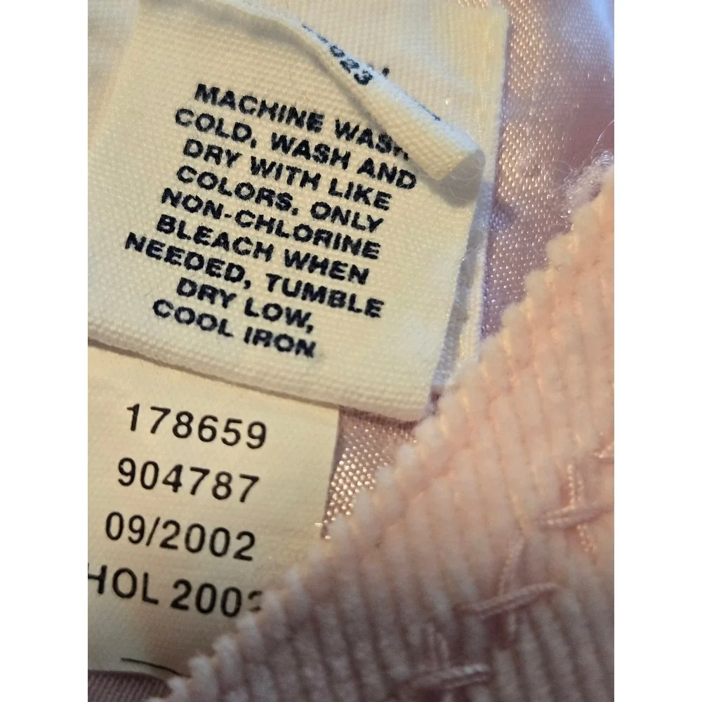 Y2k Baby Gap Corduroy Jumper Dress - Pink Button Front Sleeveless Infant 18-24mo